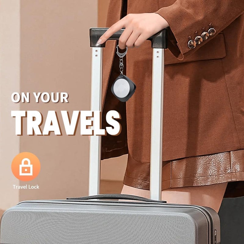 wsdcam Personal Safety Alarm for Women, 130dB Loud Keychain Alarm with 3-Color LED Safety Light, Rechargeable Self Defense Keychain Personal Alarms for Women, MissCubie™GlowSafe Box (Black) - Image 5